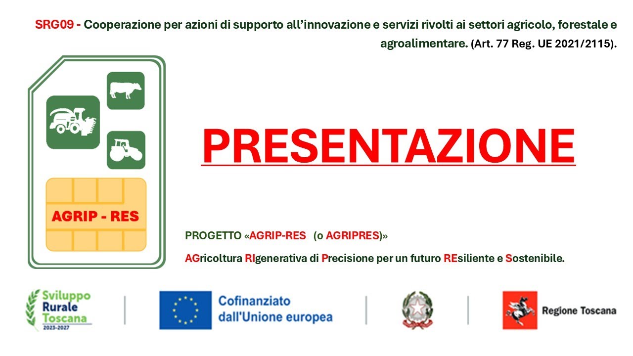 PRESENTAZIONE - AGRIP-RES (o AGRIPRES)