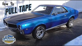 How to Pull Masking Tape After Painting a Car + Finished AMX Pictures