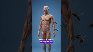 what would happen if 1000 mosquitos bite you #bodyfacts #healthfacts #shorts #sciencefacts