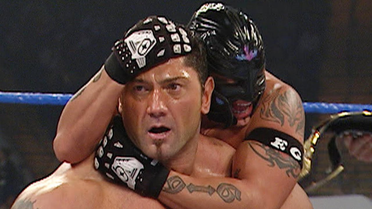 Batista & Rey Mysterio vs. MNM: WWE Tag Team Championship Match - Smack...