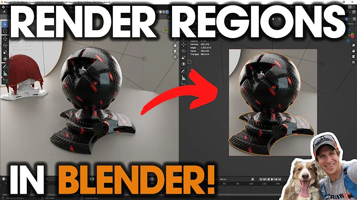 How to Use RENDER REGIONS in Blender! (Easy Tutorial)