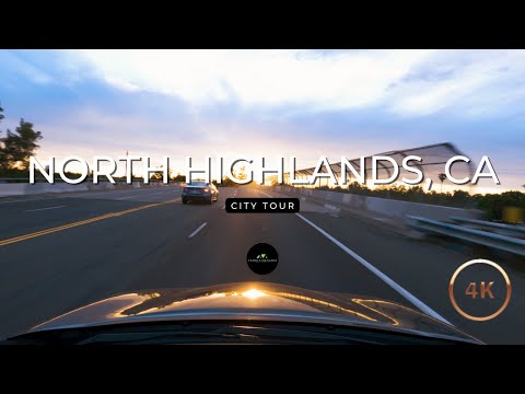 North Highlands & Foothill Farms, CA | City Tour [4K]