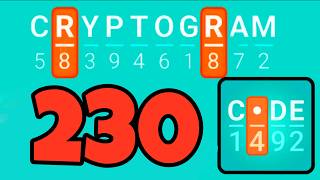 CRYPTOGRAM 230