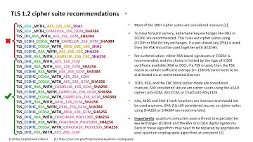TLS Essentials 24: Recommendations on TLS cipher suites