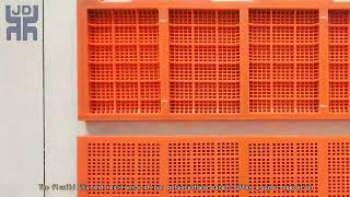 high frequency screen panel, fine screening panel, polyurethane fine mesh