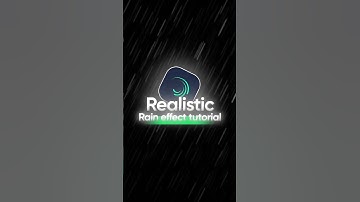 Realistic - Rain effect Turorial #alightmotiontutoral #shorts #hancybox