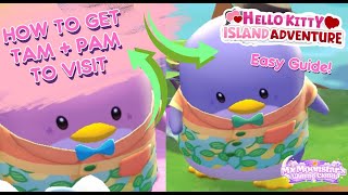 🐧GET TAM + PAM TO VISIT YOU! Guide w/ Timestamps - Hello Kitty Island Adventure🐧 screenshot 2