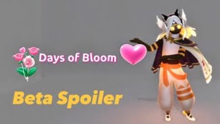 {BETA SPOILER} Days of Bloom is almost here 