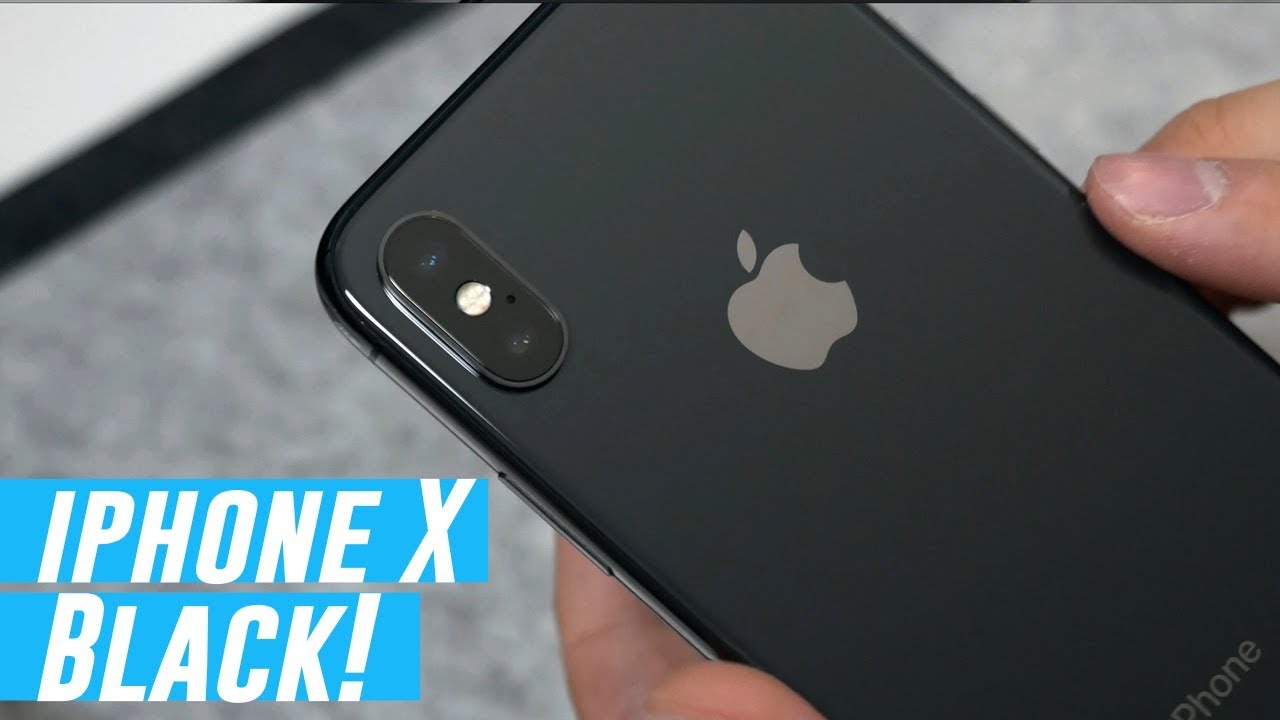 Black iPhone X Unboxing and First Impressions! - YouTube