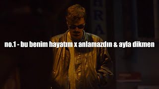 no.1 - bu benim hayatım x anlamazdın official video + lyrics Resimi