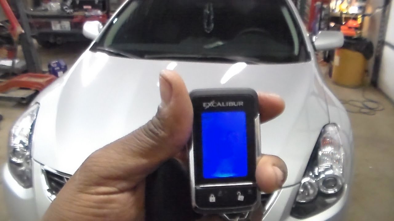 TwoWay Alarm / Remote Start Nissan Altima Coupe YouTube