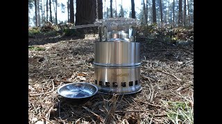 Tomshoo Wood Gas Stove- First Look & Test.