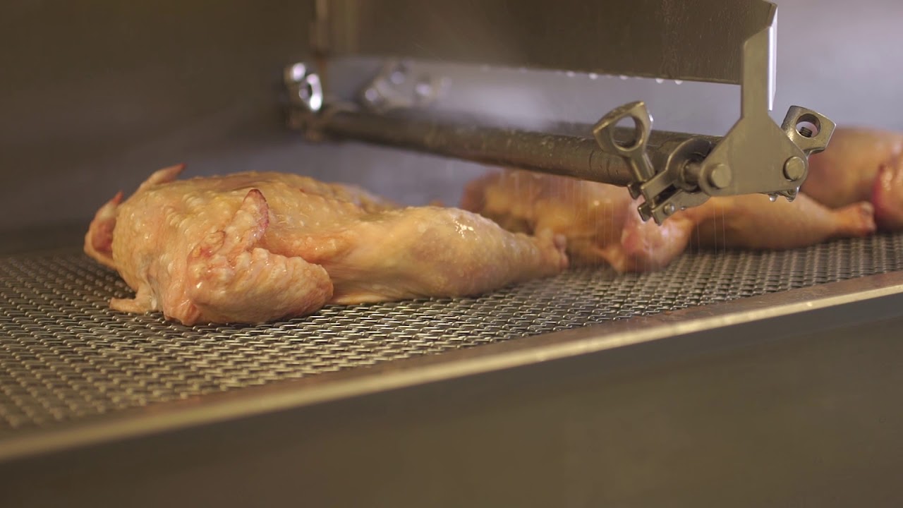 Poultry Needleless Injection - YouTube