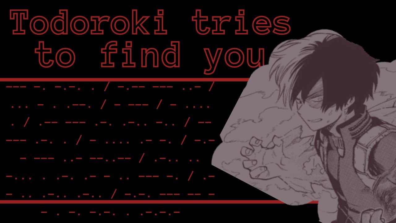 ASMR: Todoroki  tries to find you(MHA Audio Roleplay) (Gender Neutral)