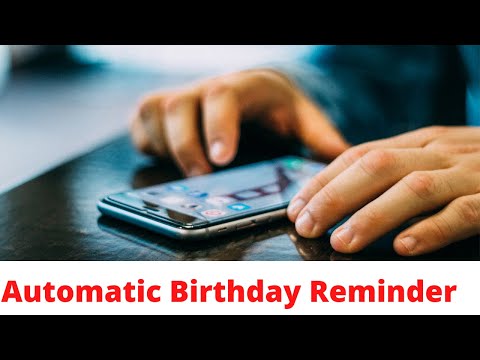 ???Birthday Reminder App || 1st time on YouTube || automatically SMS Sending