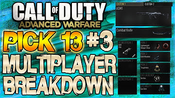 Call of Duty: Advanced Warfare Multiplayer - "PICK 13 SYSTEM" - Create-a-Class!