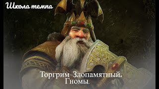 Total War: Warhammer 3. Школа Темпа. Гномы. Торгрим Злопамятный
