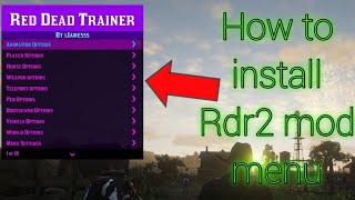 Rdr2: How to install Mod menu for single player
