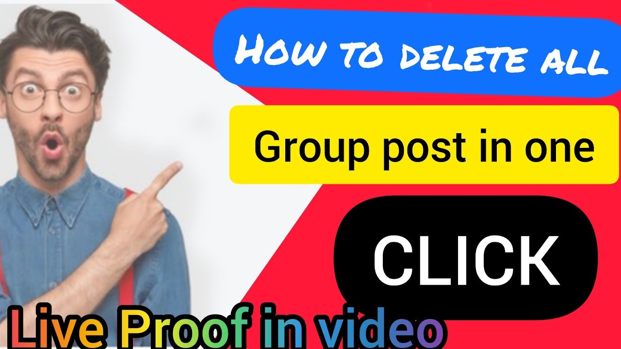 How To Delete All Post On Facebook Group Delete All Group Post In One Click Delete All Post 
