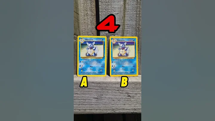 Can you spot the fake Pokémon card in 5 seconds?⌚ #shorts #pokemoncards #pokemon #fake