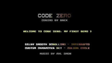 6502 Assembler code for the commodore 64.