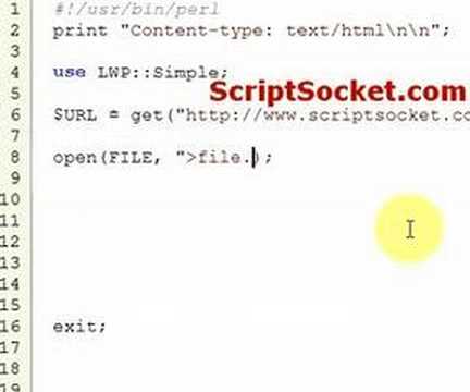 Perl Tutorial 44 - LWP::Simple - Get Web Page Source Code