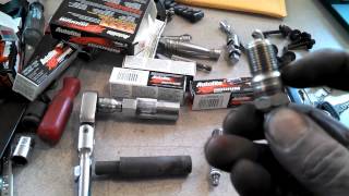Spark plug replacement Ford Freestar 2004 - 2007 V6 3.9L Tune up. Install Remove Replace