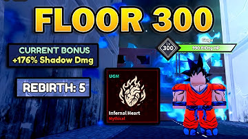 Infernal Castle Floor 300 RELIC, Rebirth 5, Max Upgraders, and more in Arise Crossover