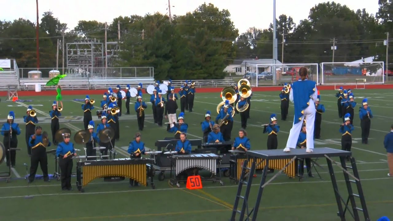 Marion High School Marching Band performing "Metamorphosis" at Mc ...