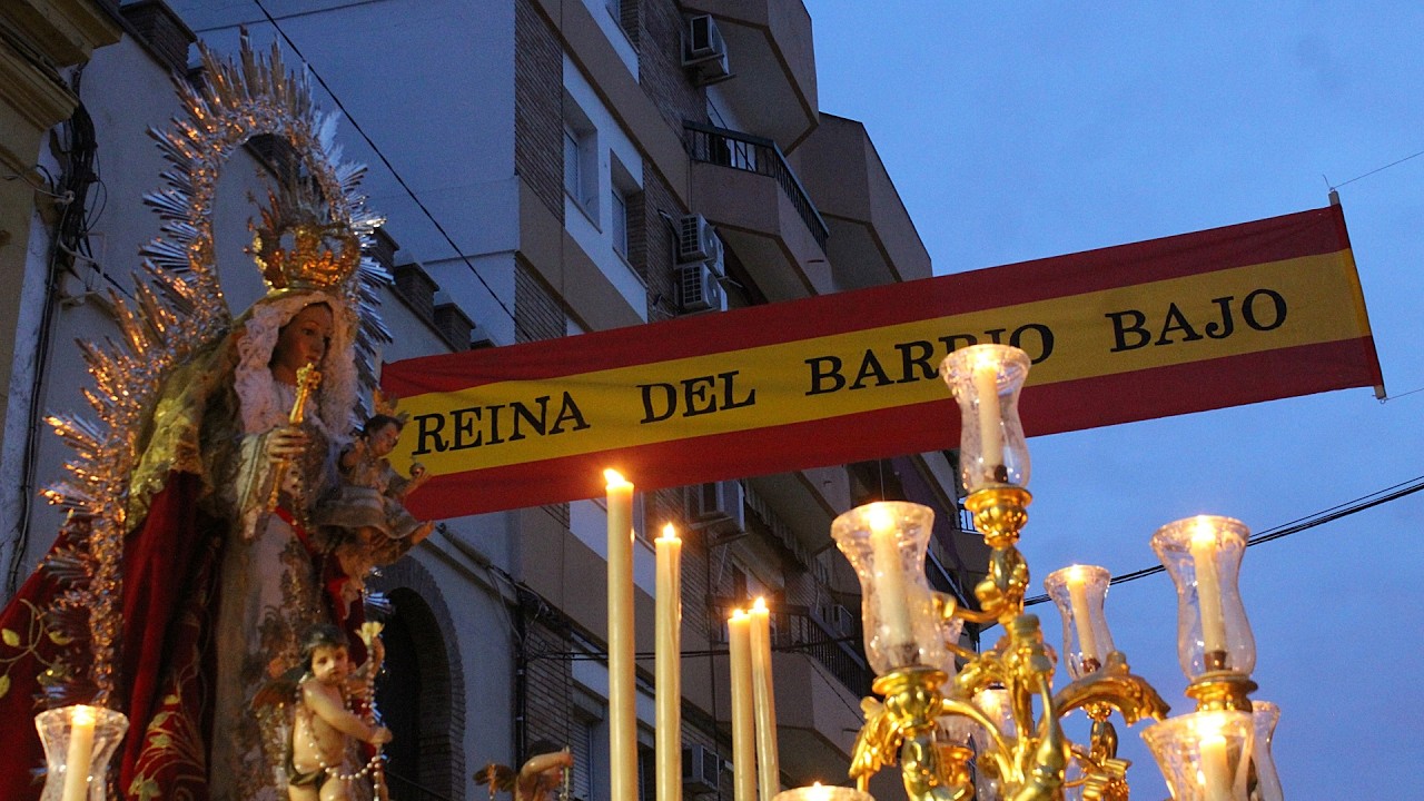 4K | Procesión de la Virgen del Rosario de San Juan de Aznalfarache 2024 | BM Aznalcóllar