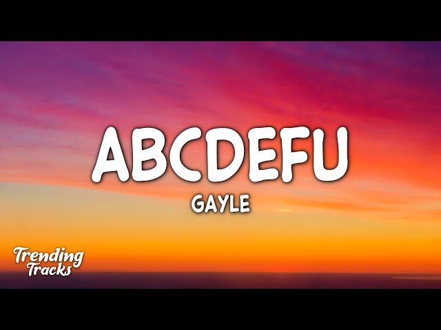 GAYLE - abcdefu (angrier) (Lyrics) class=