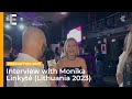 Capture de la vidéo Monika Linkytė Talks Eurovision, Style, And Pre-Show Rituals - Lithuania Interview At Prepartyes