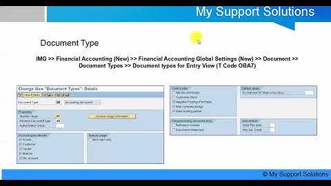 Document Type In SAP FICO
