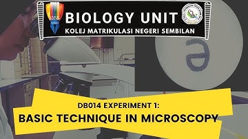 DB014 EXP 1 BASIC TECHNIQUE IN MICROSCOPY