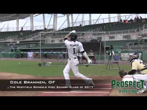 Cole Brannen prospect video, OF, The Westfield Schools High School Class of 2017