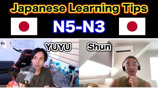 【N5-N3】How to learn Japanese - Tips / YUYU NIHONGO / YUYUの日本語Podcast