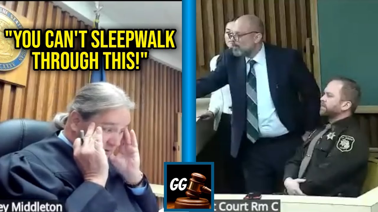 Подготовленная защита даёт обратный эффект: судья Миддлтон изучает запись с нательной камеры