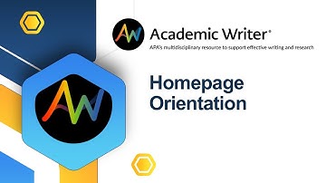 APA Academic Writer: Homepage Overview