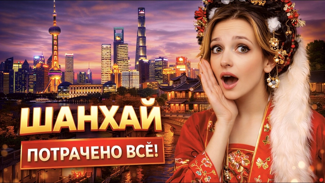 VLOG #6 - Современный и Древний Китай в одном городе | Что скрывает Шанхай?