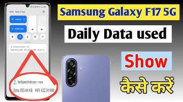 Samsung galaxy f 5g Enable daily data Used | Samsung f17 5g Enable Data Usage Notification Bar 