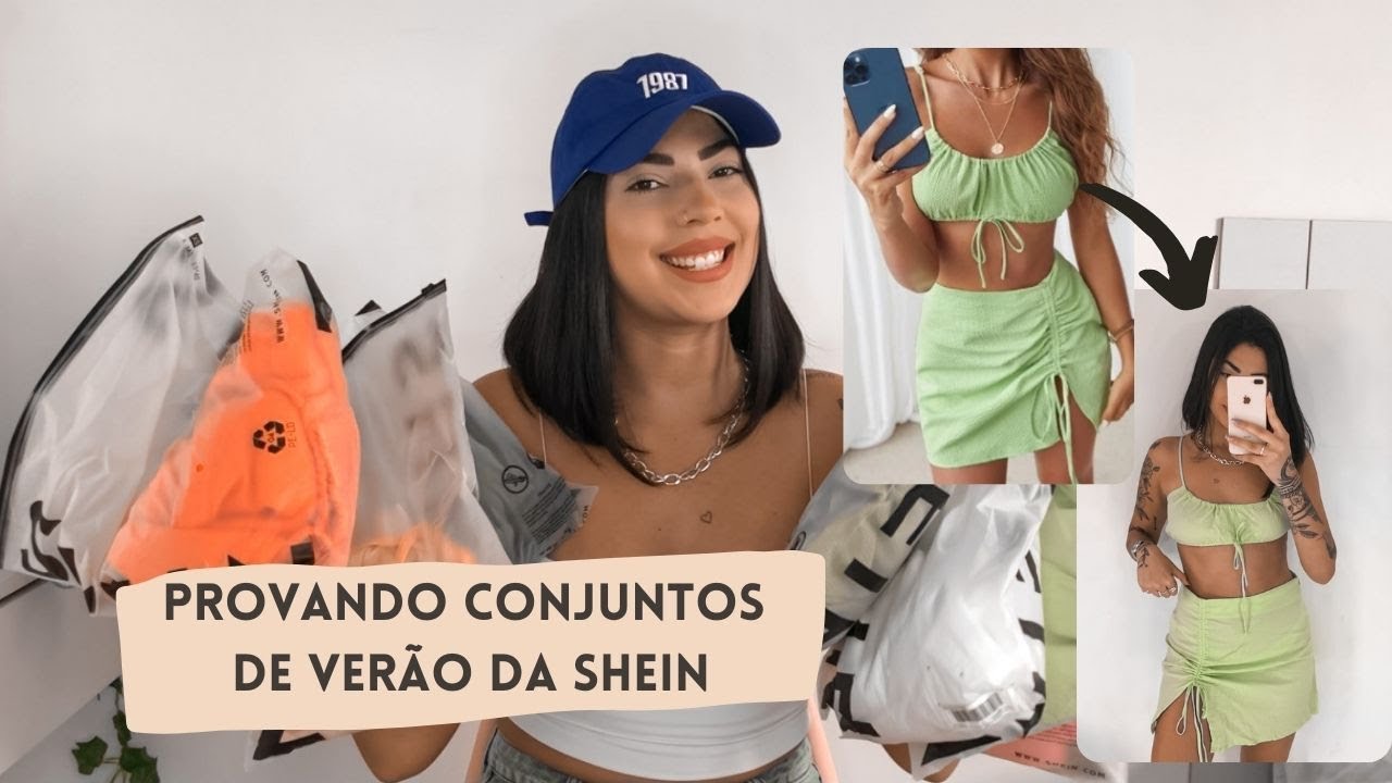 PROVANDO CONJUNTOS DE VERÃO DA SHEIN *Fashion Haul*