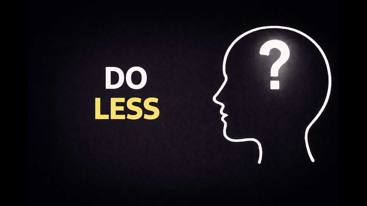 Why Doing Less Can Lead to More Progress