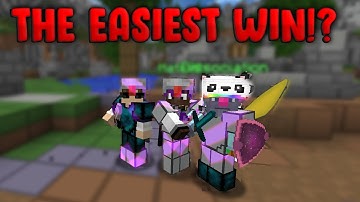 The EASIEST WIN EVER in HYPIXEL UHC