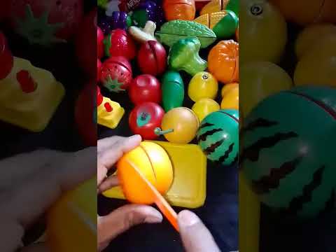 asmr cutting fruit toy