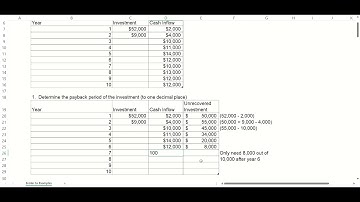 Managerial Accounting - Chapter 14 (Video 1) - Payback and NPV - 2023