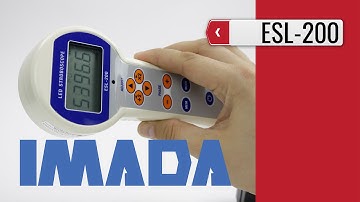 IMADA ESL-200 Portable LED stroboscope (product presentation)