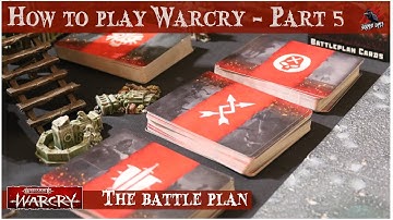 HOW TO PLAY WARCRY - PART 5 THE BATTLE PLAN CARDS  - Warhammer Warcry Core Rules & Catacombs Dungeon