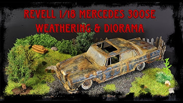 Weathering & Diorama -  1/18 Revell 300SE Complete Build