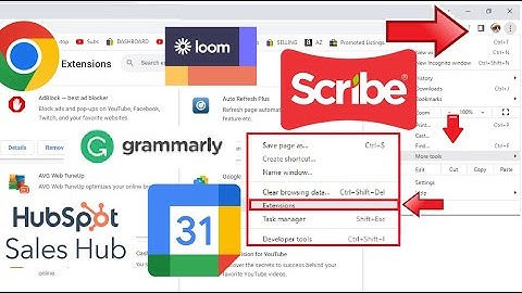 How Disable Enable Chrome Extensions