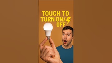 DIY Touch Lamp – Turn the Light On with Just a Finger! #diy #lamp
